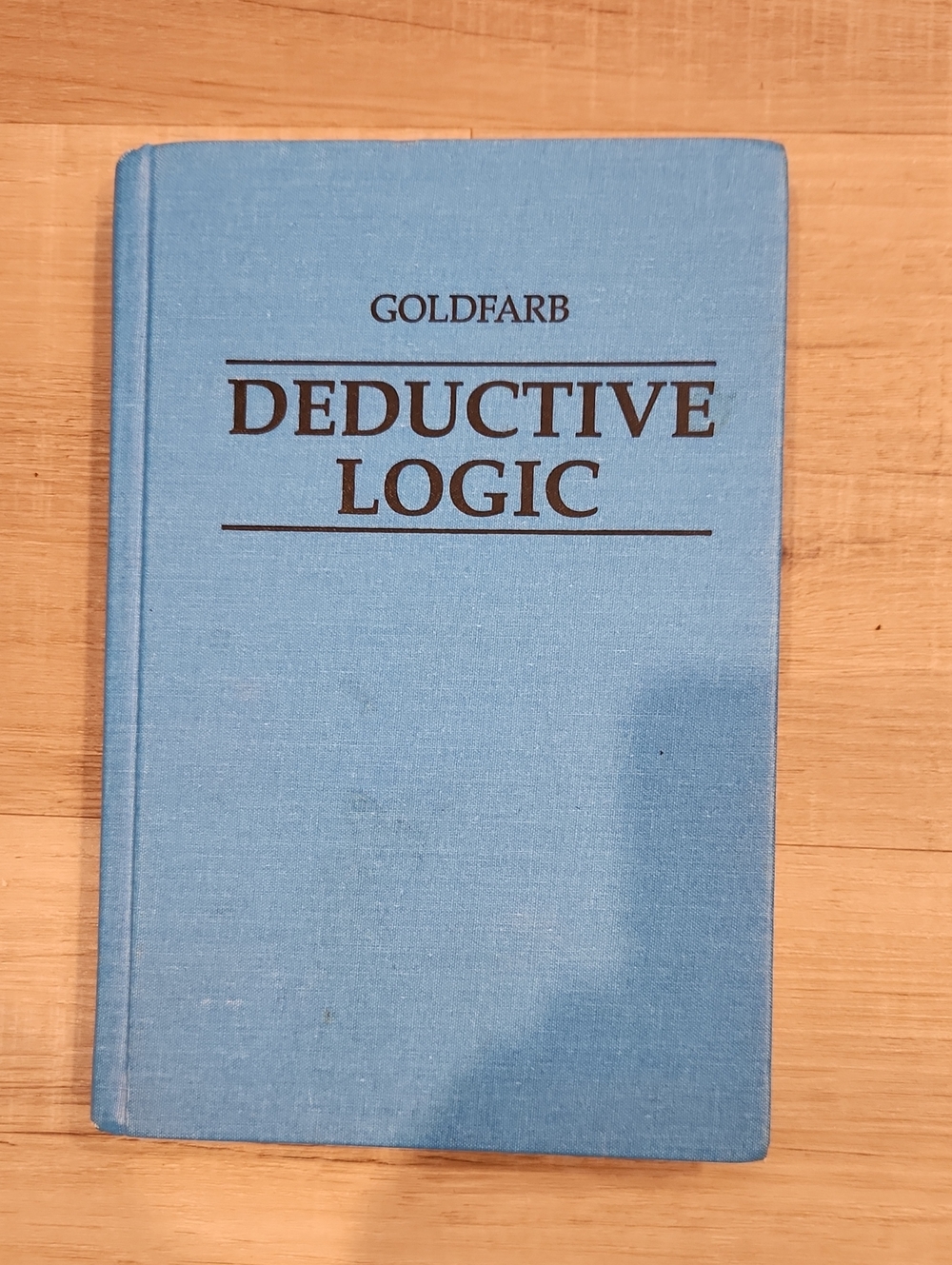 Goldfarb Deductive Logic Hardcover - Blue